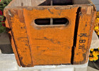 Vintage 1930 s Orange Crush Wood Soda Crate Pop Advertising Kewaunee Wi Inserts
