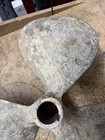 Vintage Rare Antique Solid Brass 3-blade Propeller 25 35 Lbs