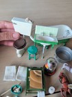200   Pieces Vtg Miniture Dollhouse Accessories Micro Mini Furniture Collection 