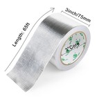 Adhesive Aluminum Foil Heat Shield Tape Barrier 3in X 66ft  Fiberglass Therma   