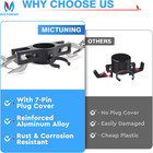 Trailer Chain Holder Organizer Aluminum Safety Chain Storage W  7-way Plug Cover