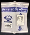 Reading Railway Time Tables- Phili  Ny  Pottsville  Harrisburg     june 25  1939 