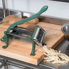 Commercial Kitchen Slicer 1 4  Cast Iron French Fry Potato Manual Press Cutter