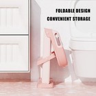Potty Training Child Toilet Seat With Ladder Peach Bathroom Waterproof Handy
