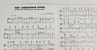 The Christmas Song  chestnuts Roasting  Piano Vocal Guitar Sheet Music 1946