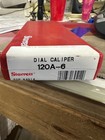 New Starrett 120a-6 Dial Caliper  Stainless Steel  White Face  0-6  Range 