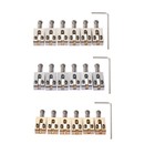Kaish Brass Roller Bridge Saddles Trem Bridge Roller Saddle For Strat tele