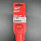 Milwaukee Concrete Sds-max Core Bit 1-piece 2-5 8 In X 11-3 8 New  48-20-5412