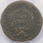 1793 Wreath Vine And Bars Large Cent S-6 - Pcgs F Details Rim Damage