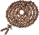 Mala Beads Bracelet 108 8mm Prayer Meditation Sandalwood Elastic   
