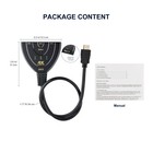 3 Port Hdmi Splitter Cable 1080p Switch Switcher Hub Adapter For Hdtv Ps4 Xbox