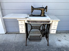 Antique Singer Sewing Machine table G Series