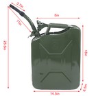 Jerry Can 5 Gallon 20l Can Metal Tank Emergency Backup Off-road W spout
