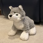Very Rare Webkinz Grey Wolf Hm358 Retired Htf Ganz Stuffed Animal Plush