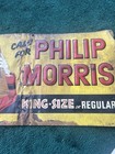 Vintage Metal Philip Morris Tobacco Sign
