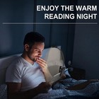 Usb Flexible Reading Led Bright Light Book Lamp Clip-on Beside Bed Desk Table Us