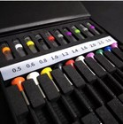 10 Watchmakers Ergonomic Stainless Steel Flat Screwdrivers Watch Repair Tool Kit