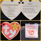      Baldy      1996 Ty Beanie Babies American Bald Eagle Bird Baby  mwmt 