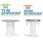 Tubshroom   Sinkshroom Chrome Combo Pack Hair Catchers Strainers Drain Protector