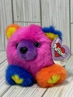 Swibco Puffkins 4    Cosmo Primary Mutli-color Bear Bean Bag Stuffed Animal Plusha