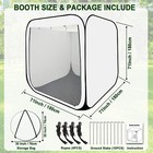 Pop Up Paint Booth 6x6x6ft Portable Spray Paint Booth For Furniture   Auto Parts