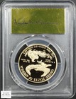 2017 W Proof  50 1 Oz  Gold Eagle Age Gold Foil Label Pcgs Pr 70 Dcam