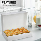 White Cookie Box - 15  X 11 5  X 2 25  Bakery Boxes - Pack Of 15