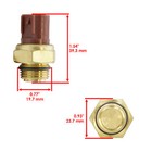Heat Sensor Switch For Kawasaki Klr650 Kl650 2008-2018 Radiator Fan Switch