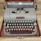 Vtg 50   s Underwood Champion Portable Manual Typewriter W original Case Usa Made
