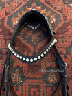 Full-size Tota Dressage Patent Snaffle Bridle W  Swarovski Browband - Lovely 