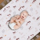 Lambs   Ivy Country Western Breathable 100  Cotton Fitted Crib toddler Sheet