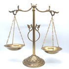 Vintage Brass Scales Of Justice