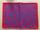 Vintage Colorful Blue   Red Set Of 6 Placemats Redon Tischdress Mittlepunkt