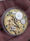 Hand Engraved Custom Watch Movement Seagull St3600  eta 6497  - Gold Plated 
