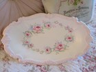 Shabby Chic Style Hand Painted Vintage Ornate Large Tray