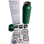 H2go Water Bottle And Stickers Ebay Logo Brand Advertising Green New In Package