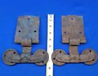 Pair Set Of 2 Antique Vintage Barn Door Track Ro  lers Trolleys Wheels Farm Decor