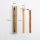 Three-strand Braided Leather Bracelet Craft Cutting Die Punch Cut Template Diy