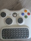 Xbox360 Controller W  Chatpad Keyboard Microsoft White Wired