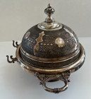 Simpson Hall Miller   Co  Quadruple Plate Silver Covered Butter Dish No  53