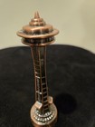 Seattle s Space Needle Copper Metal 5 Inch Souvenir Building Replica Monument