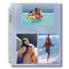  100  Ultra Pro 4x6 Photo Postcard 3-pocket Album Pages 4 X 6 Binder Sheets