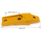 6737324 Flush Mount Bolt On Shanks Bobcat Style Dirt Digging Bucket Adapter