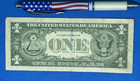 Silver Certificate Blue Seal  Series 1957    1 One Dollar- Serial  p93742986a
