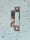 Antique Victorian Eastlake Brass Oriental Pattern Mortise Interior Strike Plate 
