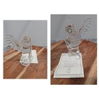 Set Of Lenox Disney Winnie The Pooh Crystal Figures With Gold Plated Accent