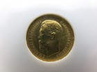 Russian Empire Coin 1904 Russia 5r Rouble Ngc Ms63 Gold