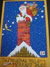 Unused Vintage Greeting Card Mary Engelbreit Christmas Santa Going Down Chimney