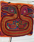 2 Pieces Mola Kuna Hand Bags Purses San Blas Panama