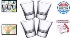 Versatile 1 5-ounce Shot Glasses For Whiskey  Desserts   Celebrations - Set Of 4